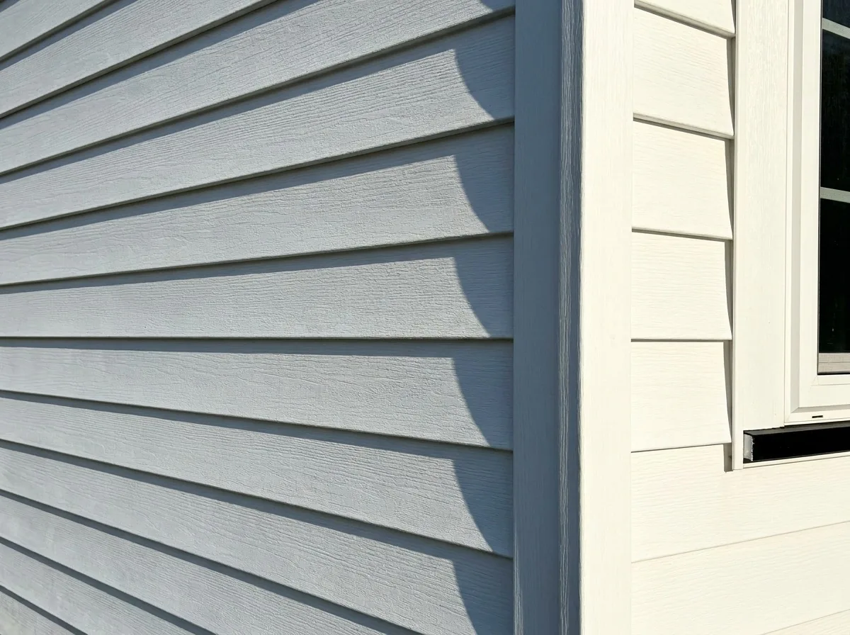 Bright white horizontal lap siding with crisp panel lines in Minneapolis, MN