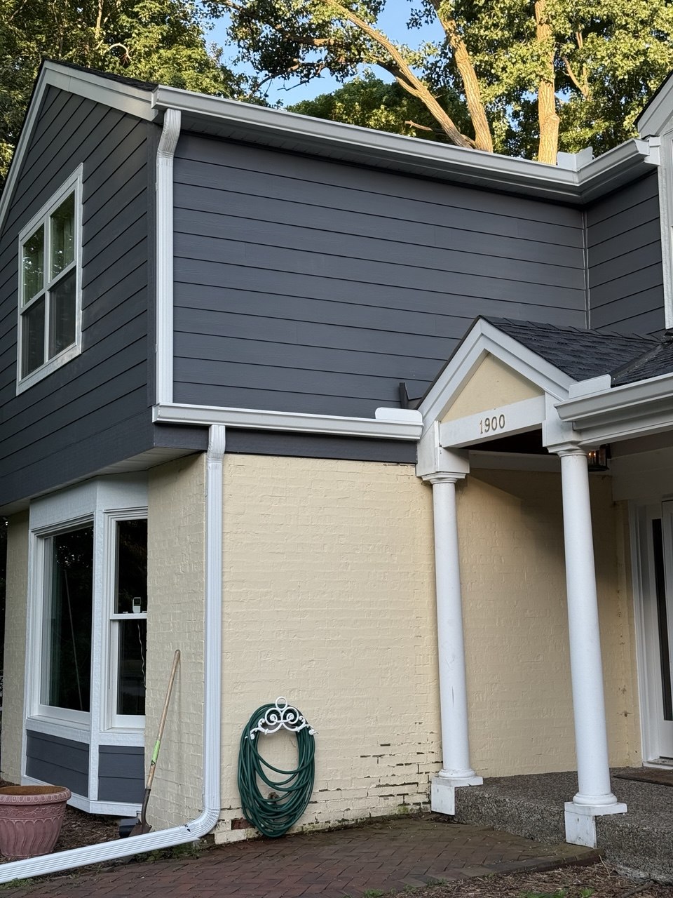 New 6-inch seamless gutters, Plymouth by EaveX