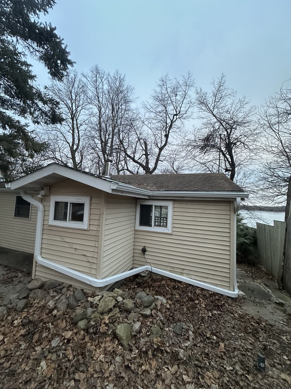 New 5-inch seamless gutters, Maple Grove by EaveX